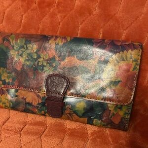 Patricia Nash Floral Patterned Leather Wallet